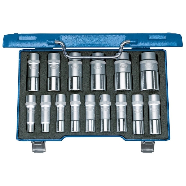 1/2" Drive, Socket Set Metric, 15 pcs